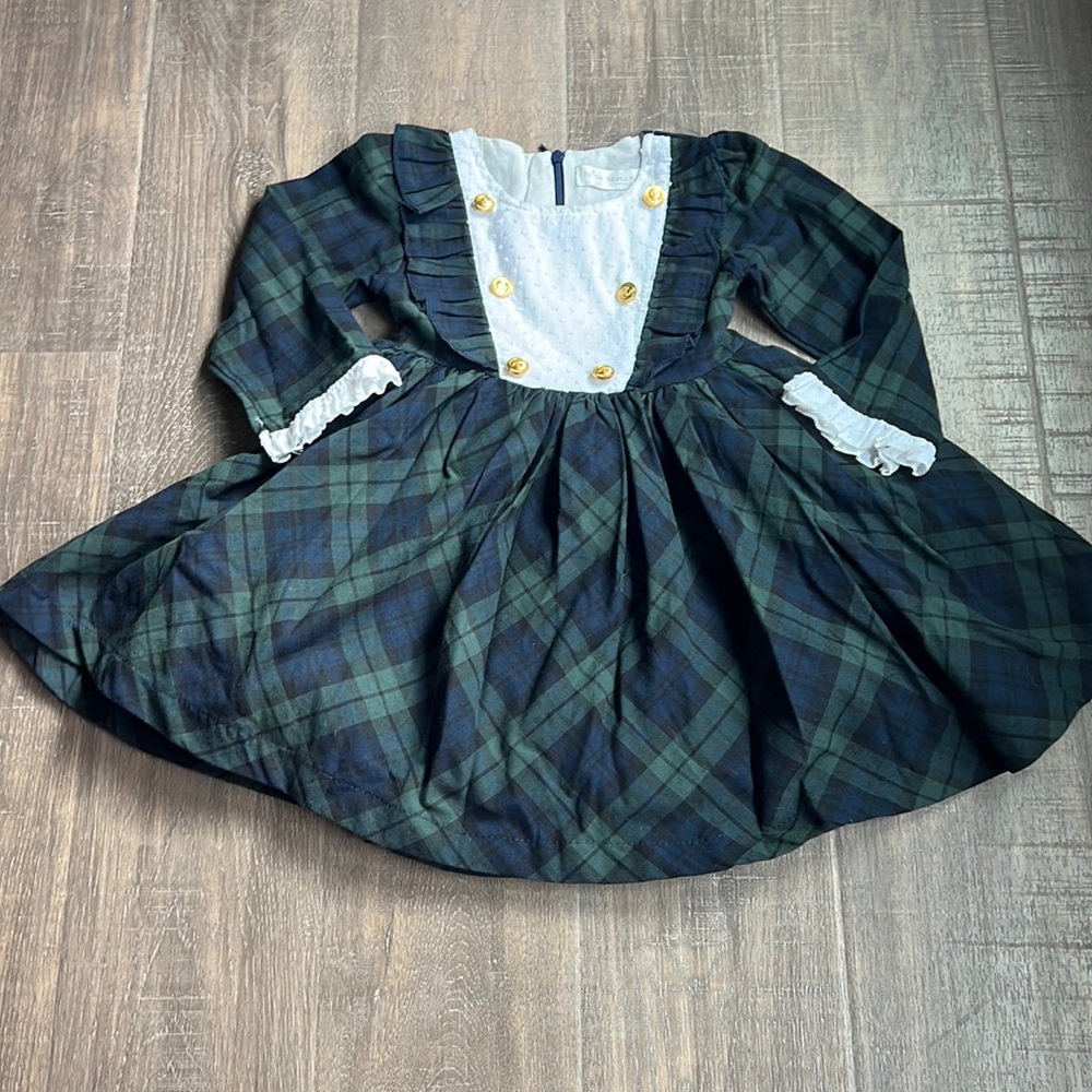 Trish Scully nautical plaid dress